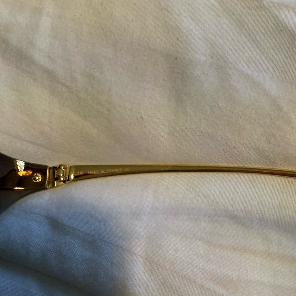 Cartier Women's Gold and Brown Sunglasses - Picture 5 of 8